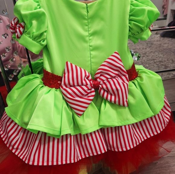 Grinch girls dress